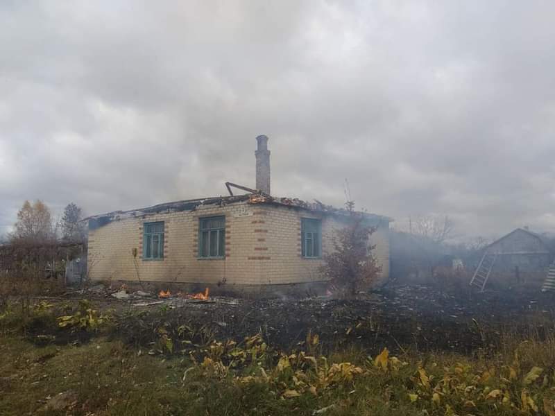 На Костопільщині горів житловий будинок