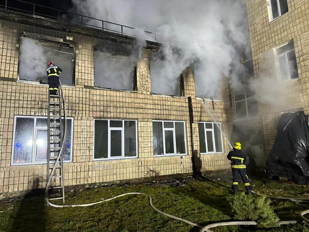 На Рівненщині горів ліцей