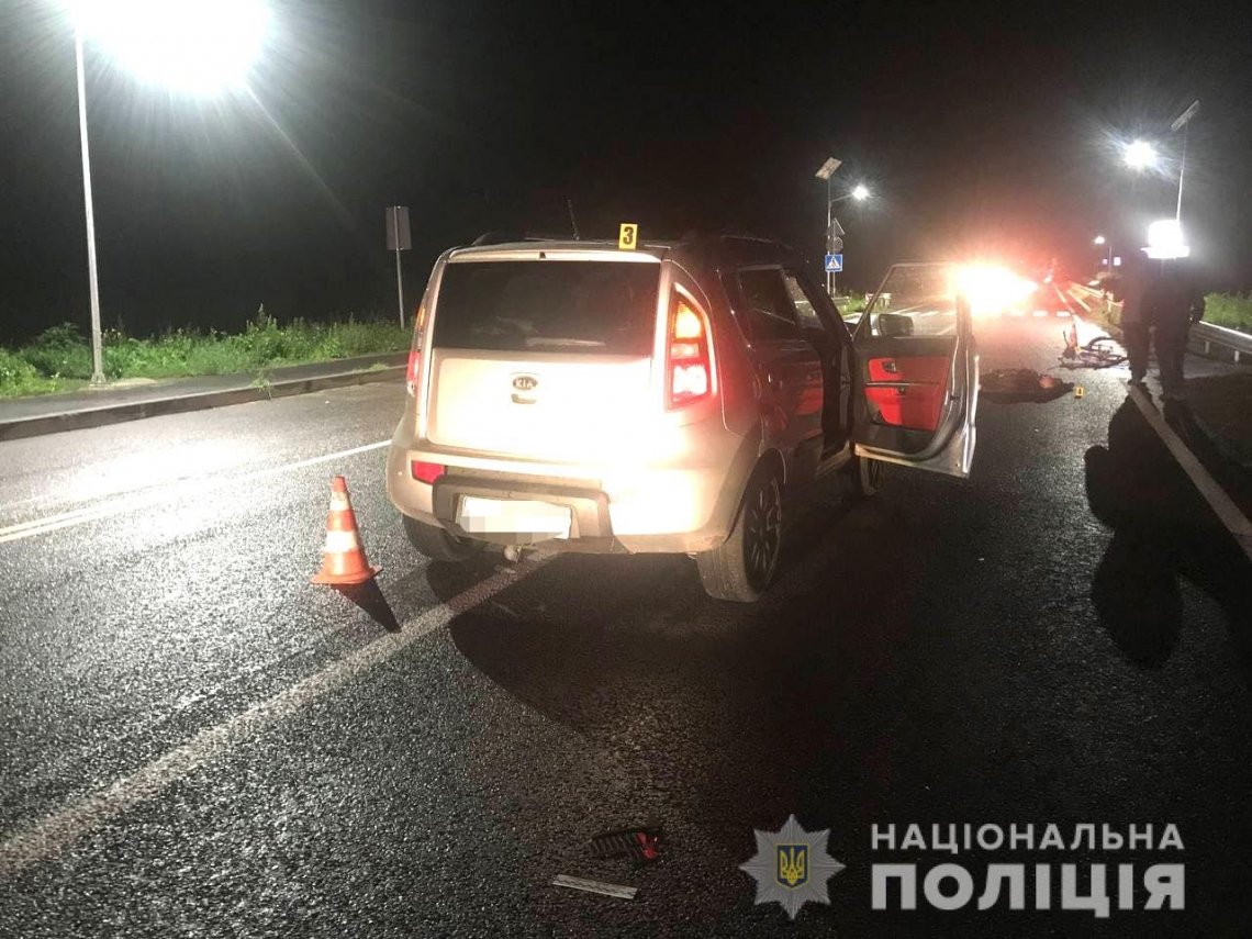На Рівненщині внаслідок ДТП загинув велосипедист