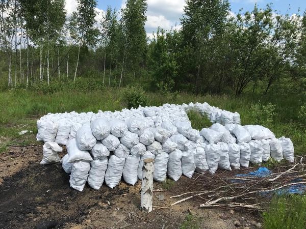 На Сарненщині вилучили 5 піролізних бочок та близько 20 тонн деревного вугілля