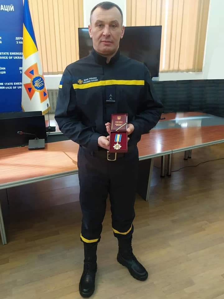 Президент відзначив рятувальника з Рівненщини високою держаною нагородою