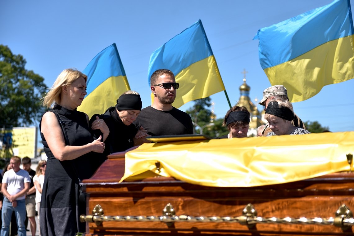 Рівне провело в останню путь бійця ДФТГ Романа Ніколайчука