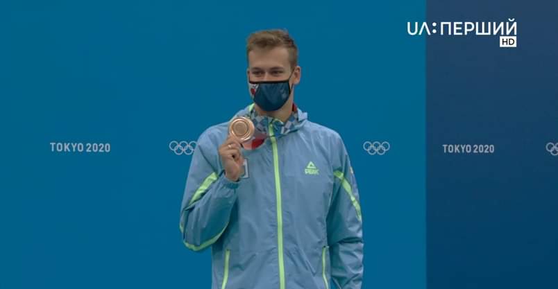 Рівненський плавець Михайло Романчук здобув бронзу на Олімпіаді в Токіо