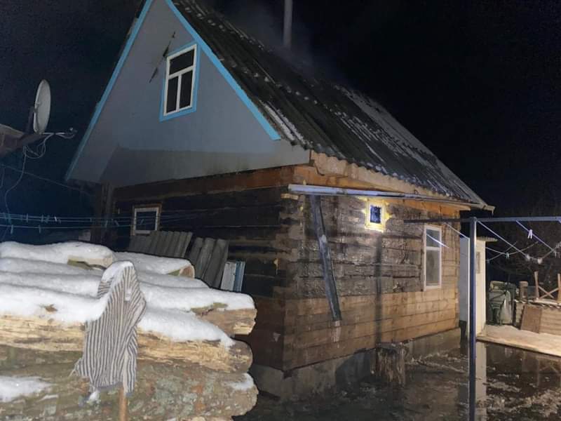У Корці горіла лазня