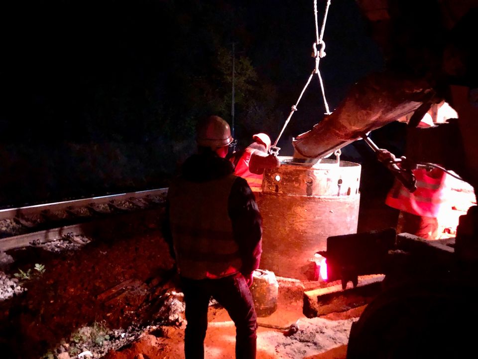 У Шпанові зводять шляхопровід