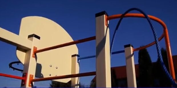 В одному із дитсадків Рівного встановили новий спортивний майданчик (+ВІДЕО)
