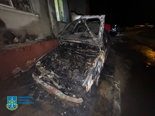 За спалене авто – чотири роки за ґратами