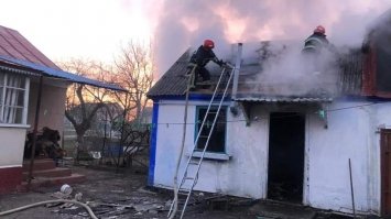 На Гощанщині горіла літня кухня