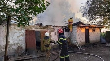 На Острожчині горіло приватне господарство