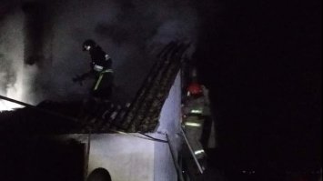 На Рівненщині горіло приватне господарство