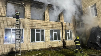 На Рівненщині горів ліцей