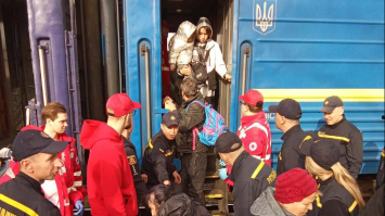 Рівненщина зустріла другий евакуаційний потяг із Донецької області