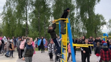 Родина відкрила спортмайданчик  у пам`ять про полеглого на війні сина