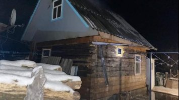 У Корці горіла лазня