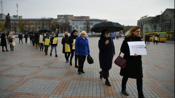 У Рівному відбулася «мовчазна хода» проти торгівлі людьми 