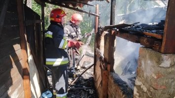 У Здолбунові горіло приватне господарство