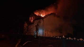 У Здолбунові горів житловий будинок