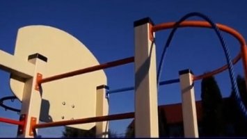 В одному із дитсадків Рівного встановили новий спортивний майданчик (+ВІДЕО)