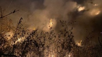 Вночі на Рівненщині горіло сміттєзвалище