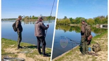 За риболовлю на Басівкутському водосховищі штрафують